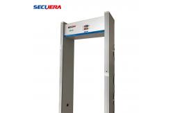 China LCD display Walk Through Thermometer Infrared Body Temperature Checking Scanner supplier