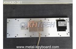 China 80 Keys Trackball Mouse Dust Proof Keyboard LED Backlit For Dark Conditions supplier