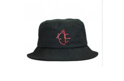 China Reversible Fisherman Bucket Hat Custom High Rubber Print Bucket Cap supplier