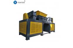 China Circuit Board Wood Cans Shredding Double Shaft Shredder Machine supplier