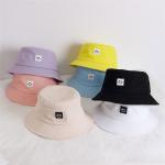 Double Sided 60cm Fishermen Bucket Hat For Ladies Travel Beach Cap for sale