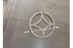 China 1mm Thickness Decorative Wire Mesh Round Perforated Slotted Hole supplier