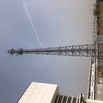 Galvanized Monopole Steel Communication CDMA Mobile Cell Tower for sale