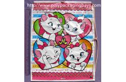China easy open and close Plastic Drawstring Backpack Gift Packaging / Toy Packaging Bags supplier