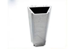 China T Shaped Aluminum Heatsink Extrusion Profiles Length Customized For Curtain Wall supplier