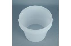 China 5L Food Grade Round Plastic Container Leakproof With Lid And Handle supplier
