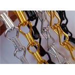 Anodized Aluminium Metal Chain Mesh Curtains For Space Partition