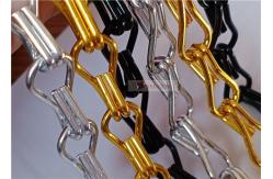 China Anodized Aluminium Metal Chain Mesh Curtains For Space Partition supplier