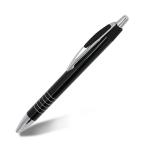 Press Type Aluminum Barrel Ball Pen Business Office Metal Retractable Ballpoint Pen for sale