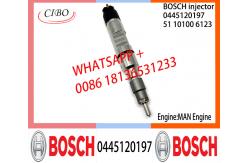China BOSCH 0445120197 51101006123 Neutral Fuel Injector Assembly 0445120197 51101006123 For MAN supplier