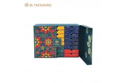 China 24 Drawer Advent Calendar Packaging Box Tea Hot Coffee Chocolate Bag Advent Calendar supplier