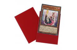 China Custom 62x89mm Red CPP YuGiOh Card Sleeves Orange Texture Trading Card Sleeves supplier