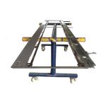 Textile Machinery Parts Heald Frame Rod Weaving Loom Heald Frame Loom Stainless Steel Strip Loom Parts Heald Frame for sale