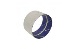 China Metal Polymer Plain Bearings With Blue POM Coated Self Lubricating supplier