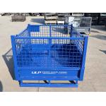 Custom Folding Steel Stillage Cage With Latch Lock For Secure Storage for sale