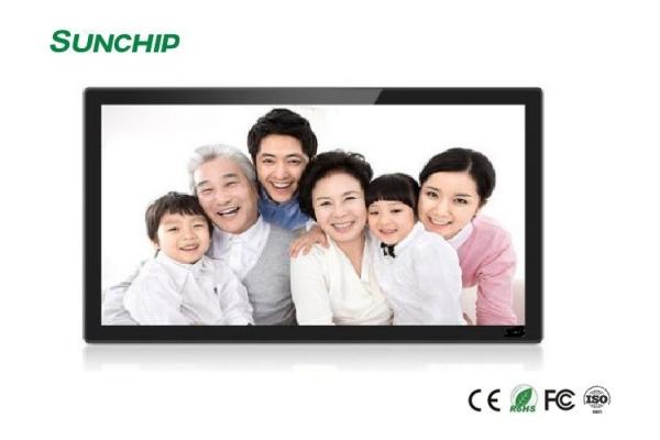 PDDR3 Wall Mount Touch Screen 500nits Digital Signage Lcd Display