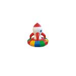 Inflatable Indoor Playground Games Electric Spin Rocket For Kids for sale