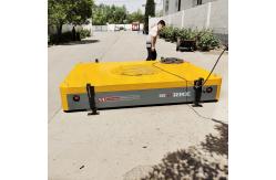 China Easily Moved 4 Tons Industrial Trackless Transfer Trolley With Motorized Battery supplier