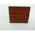 Door and Window Wood Finish Aluminium Profiles Lightweight Fire Resistant for sale