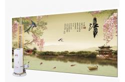 China 220v Automatic Wall Inkjet Printer With Auto Cleaning Printhead supplier