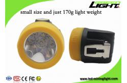 China 219lum 1.67W 450mA 10000lux Cordless Miners Cap Lamp supplier
