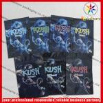Kush Aluminum Foil Zip Plastic Bags , Herbal Incense Colorful Zipper Bag for sale