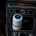 HOMEFISH Portable Car Air Purifier USB Rechargeable 3 Gear Adjustable
