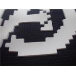 Custom White Silicone Molding Heat Transfer Labels For Clothing 0.6MM Thickness for sale