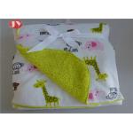 Soft Printed Warm Baby Blanket Minky Fleece Baby Throw Plush Sherpa Fleece Layer For Boys Girls for sale