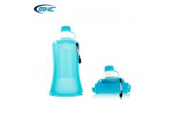 China Silicone Bag Pouch Hiking Customized Double Sealing Collapsible 500ml Drinking Water supplier