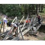 Lightweight FRP Pedestrian Bridges Fibreglass Bridge Only Beams And Plates Required