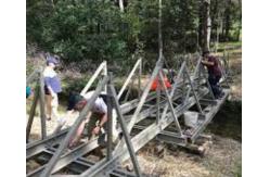 China Lightweight FRP Pedestrian Bridges Fibreglass Bridge Only Beams And Plates Required supplier