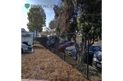 China Professional Grade Tubular Steel Fence Commercial Use supplier