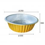 Environmental Friendly Process Type Pulp Moulding Disposable Aluminum Foil Food Container for sale