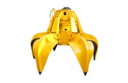 China 5CBM Remote Control Electric Hydraulic Orange Peel Grab Q235 supplier