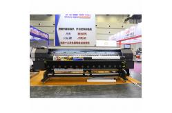 China Eco Solvent Ink 3.2m Aluminum Beam Digital Inkjet Printer supplier