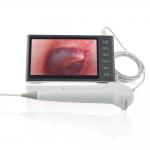 ENT Surgery White FHD Flexible Digital Visual Ear Picker Earwax Removal Tool Disposable Endoscope Camera 7 Inch IPS Screen for sale
