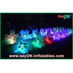 Wedding Romantic Inflatable Led Flower Chain , Outdoor Inflatable Decorations for sale