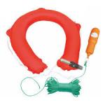 Line Throwing Inflatable Life Buoy Ring Water Safety Inflatable Lifebuoy for sale