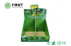 China ODM Corrugated Countertop Display Matte Laminated Cardboard Counter Display Stand supplier