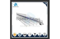 China Safe Plastic Stadium Seats Steel Frame Volleyball Tribune For Temporary Use supplier