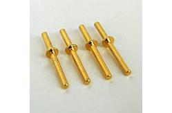 China Gold Plating Brass Machined Pins 1.6x20mm For CNC Vertical Machining Center supplier