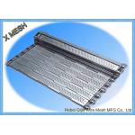 Perforated Metal Wire Mesh Flat Top SS Mobile Conveyor System For Food Processing Oven for sale