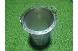 China High Weave Density Wedge Wire Containers for Precise Separation Needs supplier
