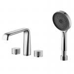 Brass Bathtub Shower Mixer , Hot Cold Water Bathtub Hand Shower for sale