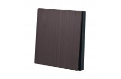 China 250V AC Electrical Wall Switch , Bronze 3 Gang One Way Switch supplier