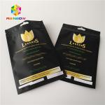 Smell Proof Custom Printed Sative Leaves Packaging Smoking Weed Bags For Tobacco