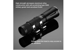 China Light Cree Lumintop D10 Flashlight , UnderWater 150 Meters Cree Dive Light supplier