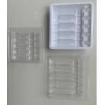 Shock-proof Non-toxic 1ml~10ml PET Ampoule Water Injection Tray for sale