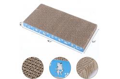 China Reversible Durable Cat Scratch Pad Recyclable Cat Scratcher Cardboard supplier